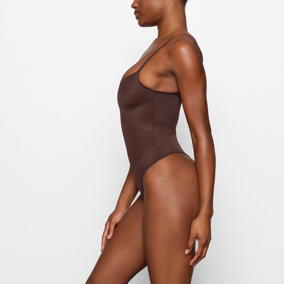 SKIMS Barely There Scoop Bodysuit Cocoa | GT2904685