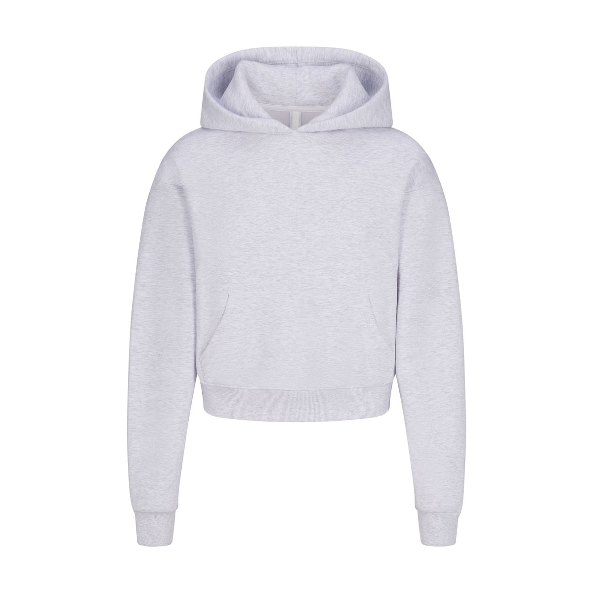 SKIMS Bomull Fleece Pullover Hoodie Ljusgrå | HL4085237