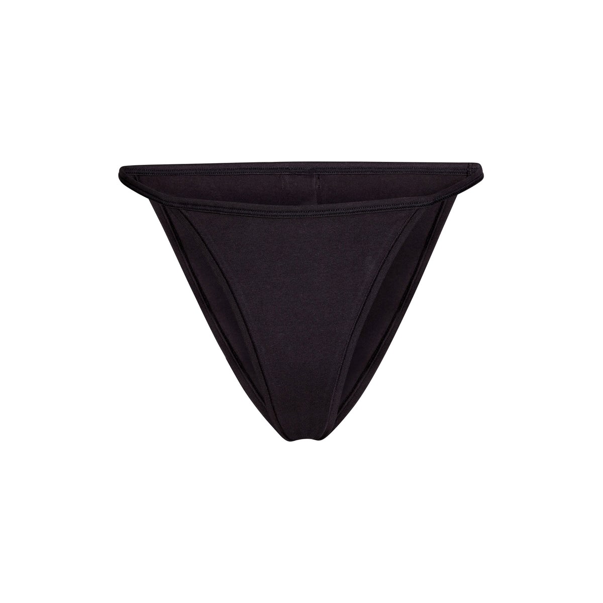 SKIMS Bomull Jersey String Bikini Soot | ST1250869