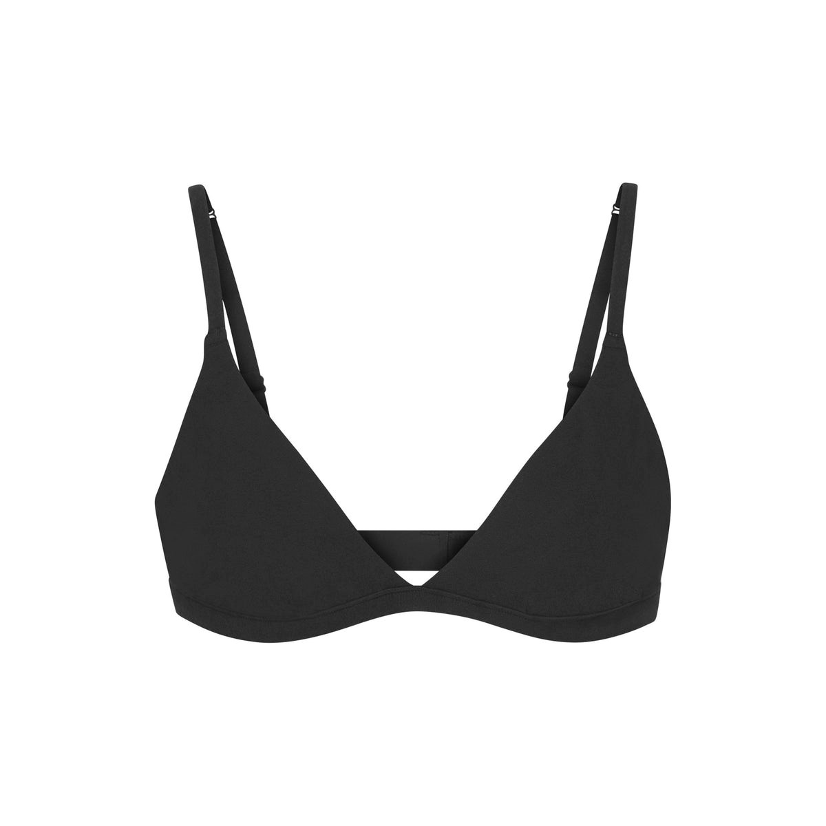 SKIMS Bomull Jersey Triangle Bralette Soot | GC7209568