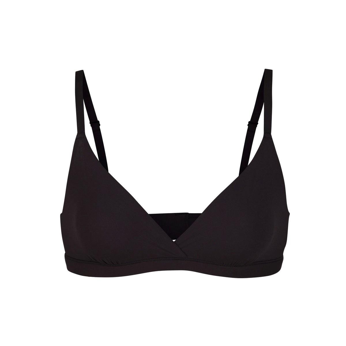 SKIMS Fits Everybody Crossover Bralette Onyx | FL9860321