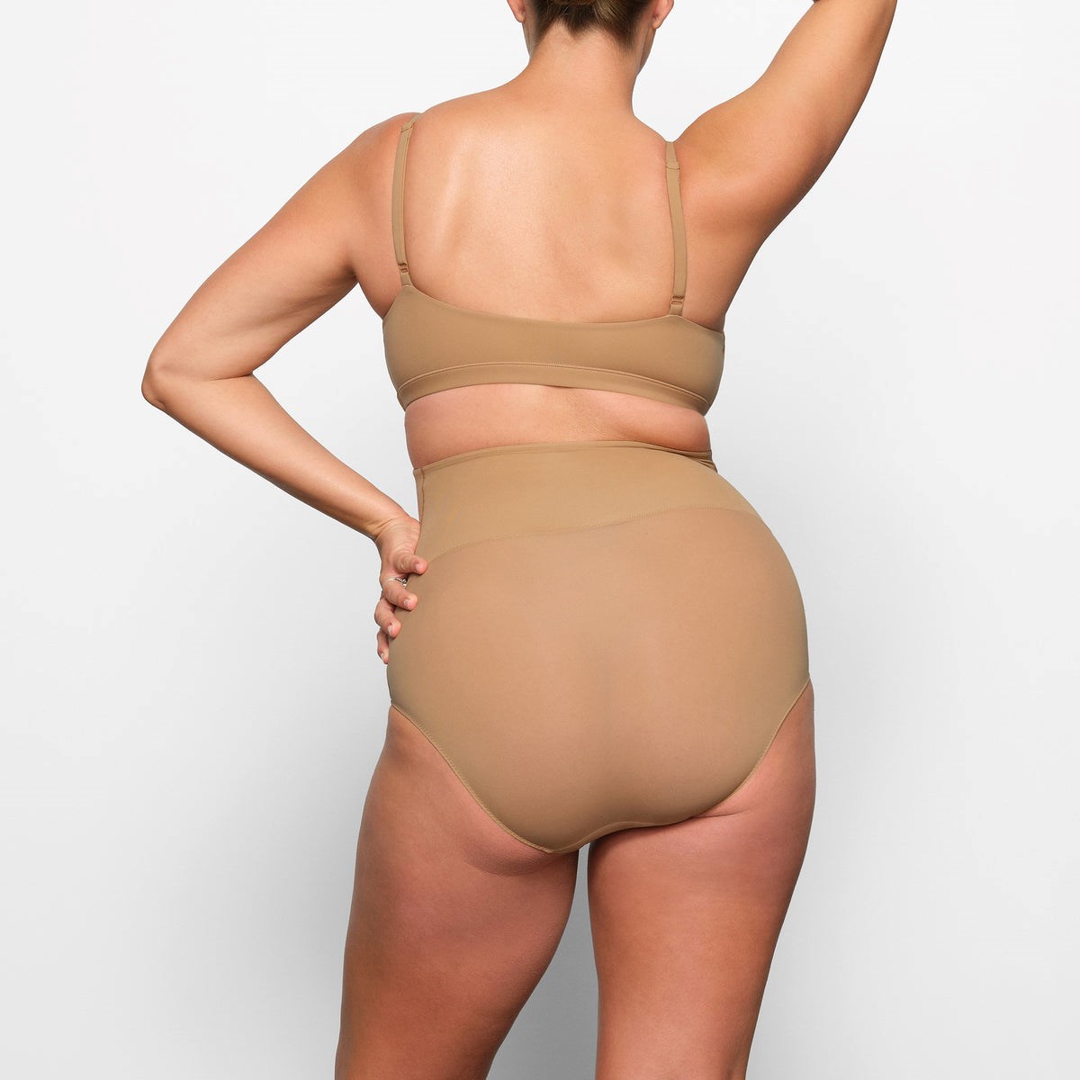 SKIMS Fits Everybody Maternity High-waisted Brief Ochre | ET4956137