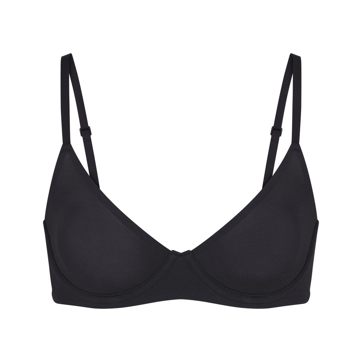 SKIMS BH Butik Sverige - Fits Everybody Unlined Demi Bra Dam Onyx