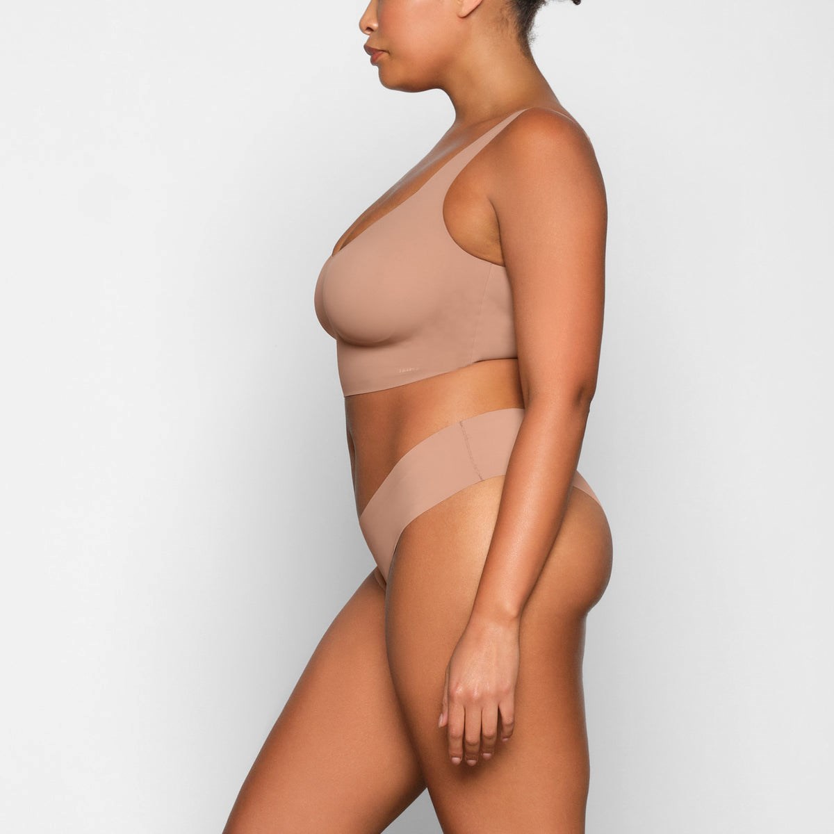 SKIMS Naked Plunge Longline Bra Sienna | UX9807631