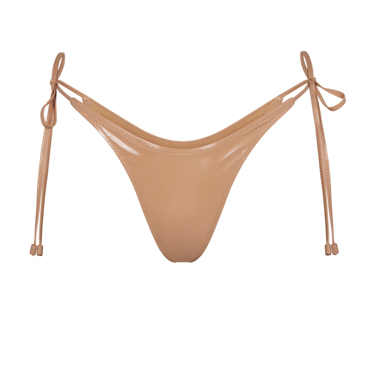 SKIMS Pvc Tie Bikini Bottom Ochre | NH7031648