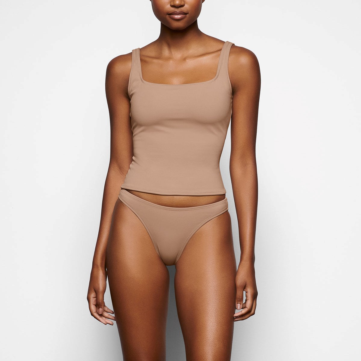 SKIMS Shaping Swim Tank Bikini Top Sienna | YM4920567