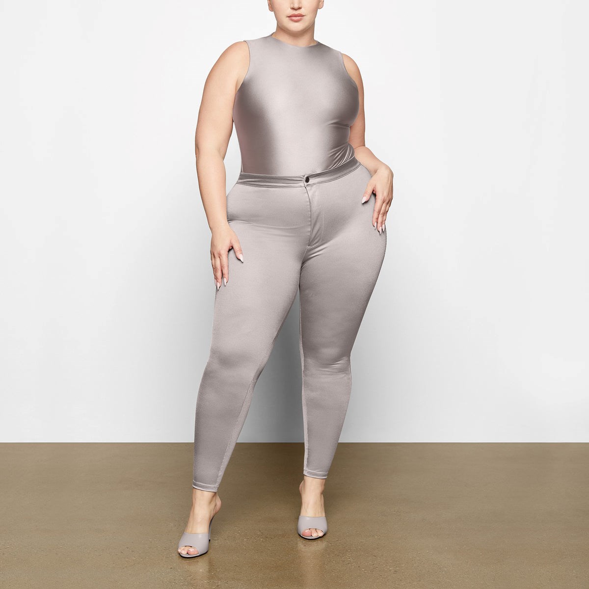 SKIMS Skims Disco Pant Silver | TX7692138