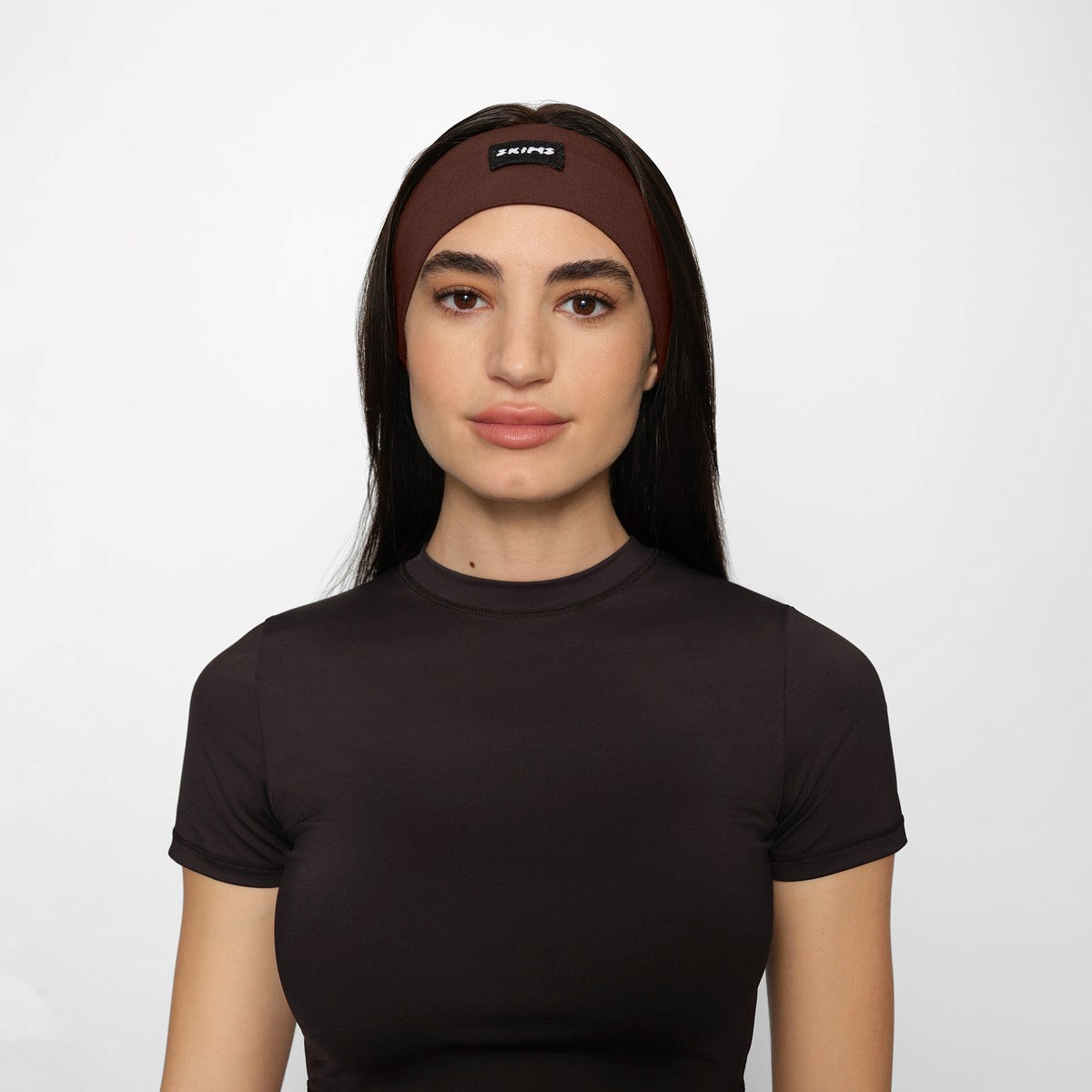 SKIMS Skims Seamless Headband Brunette | BZ0258147