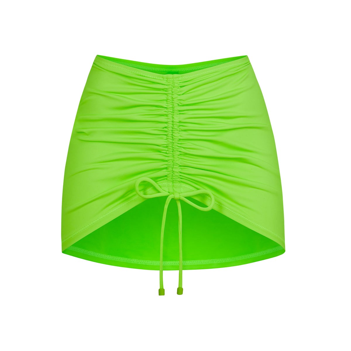 SKIMS Swim Ruched Mini Skirt Gröna | XZ5491706