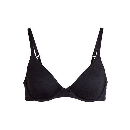 SKIMS Bomull Jersey T-shirt Bra Soot | KX3548926