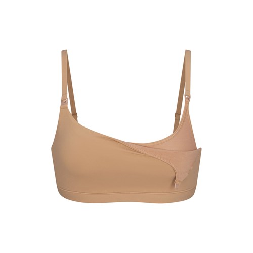 SKIMS Fits Everybody Maternity Nursing Scoop Bralette Ochre | TY9786201