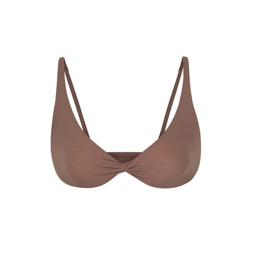 SKIMS Fits Everybody Skimpy Scoop Bralette Umber | AQ1260479