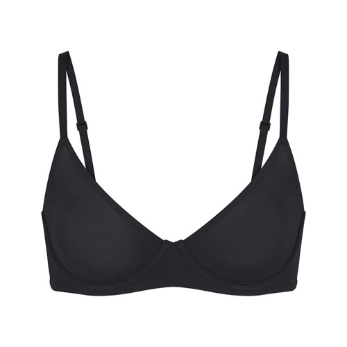 SKIMS Fits Everybody Unlined Demi Bra Onyx | RK4276309