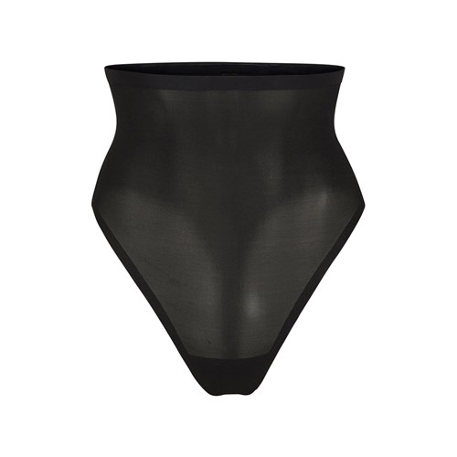 SKIMS Sheer Sculpt High-waisted String Onyx | JI3178569