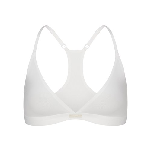 SKIMS Smooth Rib Racerback Triangle Bralette Marble | JI3972081