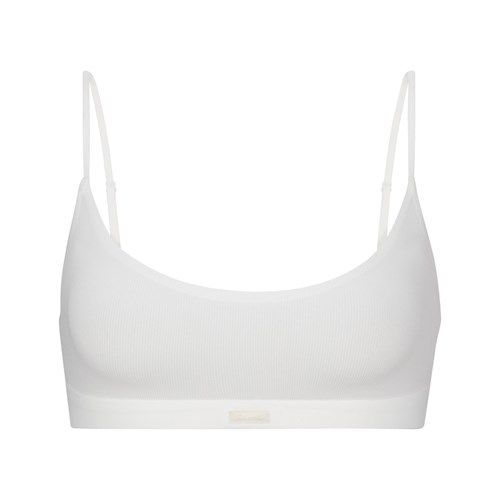 SKIMS Smooth Rib Scoop Neck Bralette Marble | VH1307865